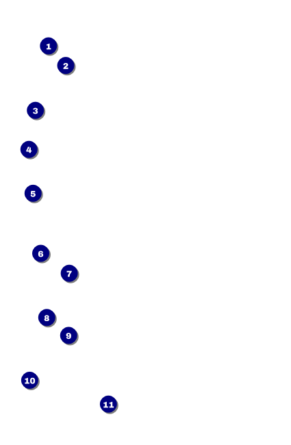 Abstract Lights Drink Ticket Front Field Markers