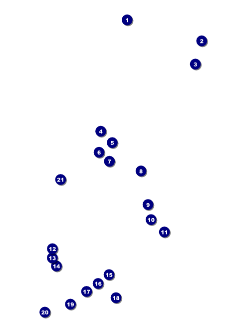 Golf Backswing Flyer Front Field Markers
