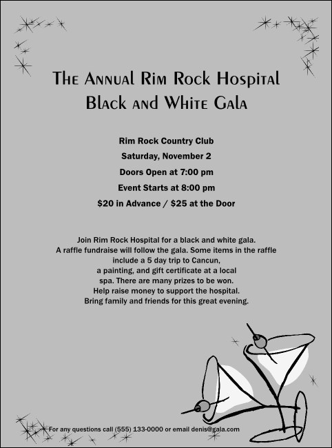 Gala Flyer