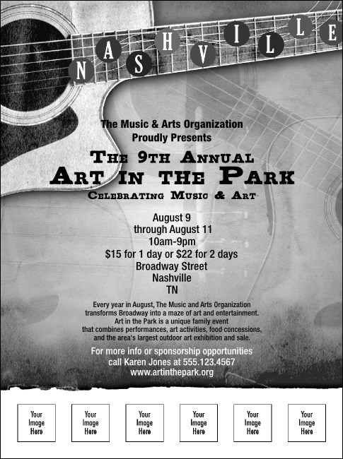 Nashville Flyer (Black and White) Product Front