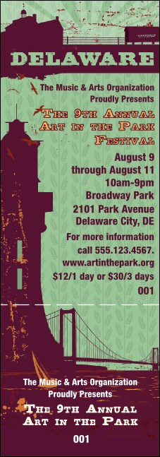 Delaware General Admission Ticket