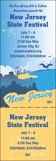 New Jersey General Admission Ticket