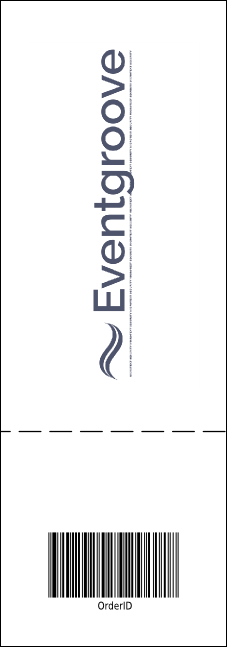 Year Gold Semi-Formal Event Ticket Product Back
