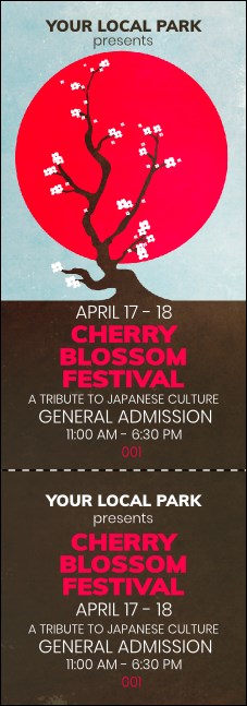 Cherry Blossom Circle Event Ticket