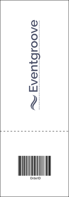 Cheerleading Jump Event Ticket Product Back