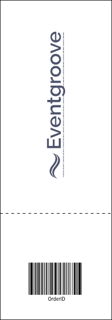 Football Purple Event Ticket Product Back