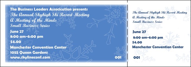 Winter General Admission Ticket 002 Product Front