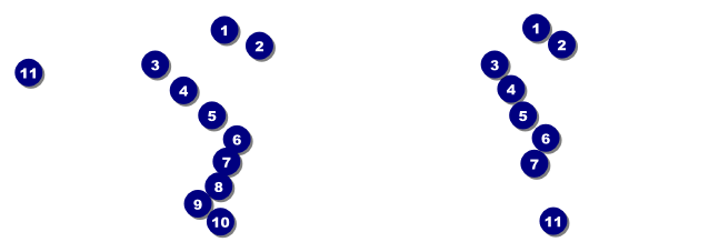 Cool Christmas General Admission Ticket with full bleed Front Field Markers