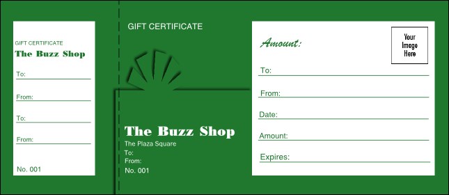 Present Gift Certificate 005 Product Front