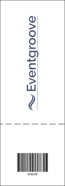 Polka Dot Cash Prize Raffle Ticket Product Back