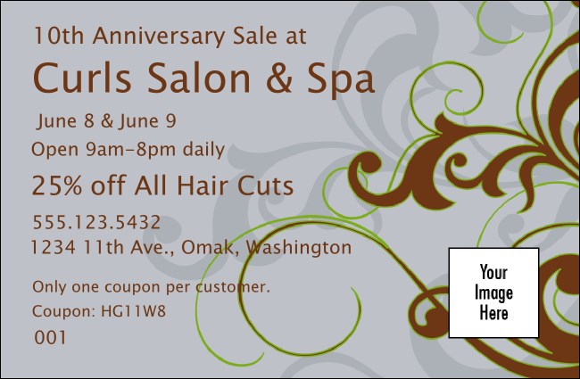 Living Swirl Logo Coupon Product Front