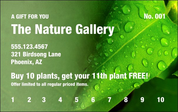 Leaf Loyalty Card
