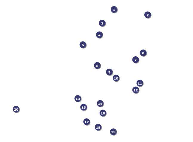 Purple Ribbon Invitation Front Field Markers