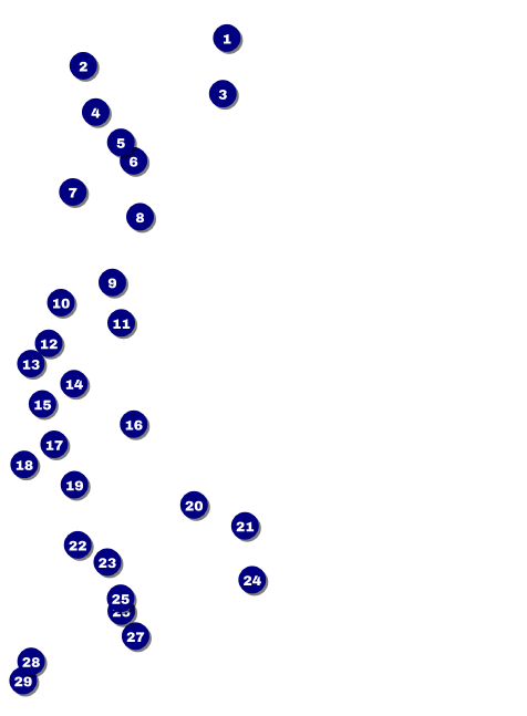 Dance Circles Invitation Front Field Markers