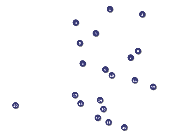 Red Ribbon Invitation Front Field Markers