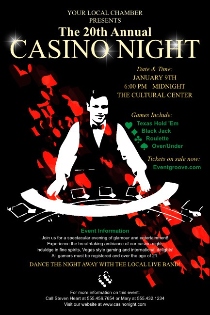 Casino Dealer Poster