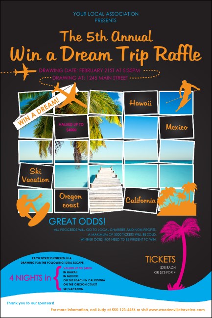 Win a Vacation Poster Product Front