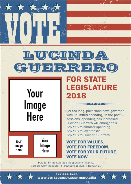 Americana Vote Postcard