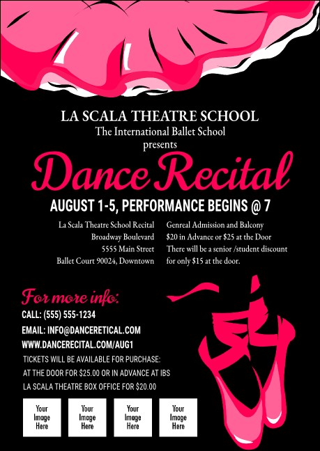 Dance Recital Postcard Product Front