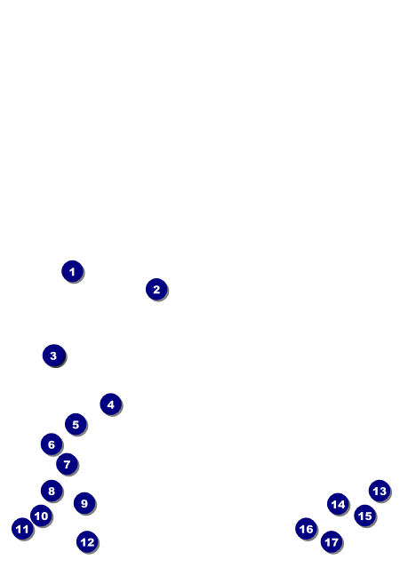 Golden Ornament Postcard Front Field Markers