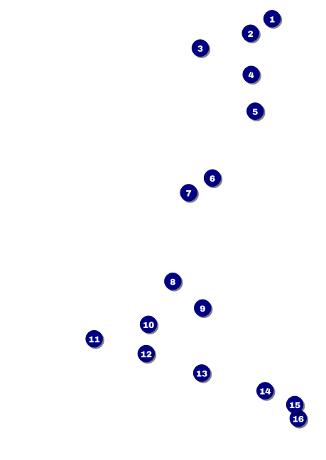 Dance Silhouette Postcard Front Field Markers