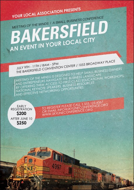 Bakersfield Postcard Product Front