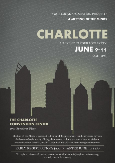 Charlotte Postcard Product Front