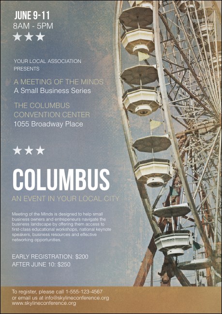 Columbus Postcard