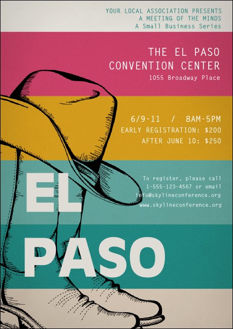 El Paso Postcard Product Front