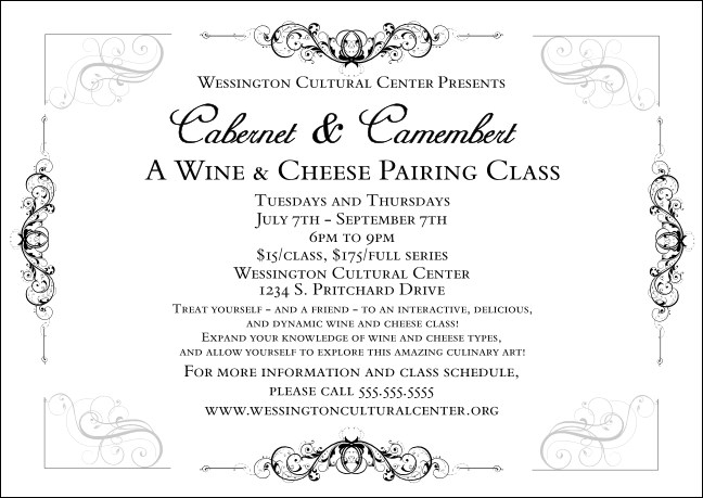 Black Tie Gala Postcard Product Front