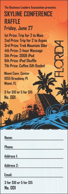 Florida Raffle Ticket