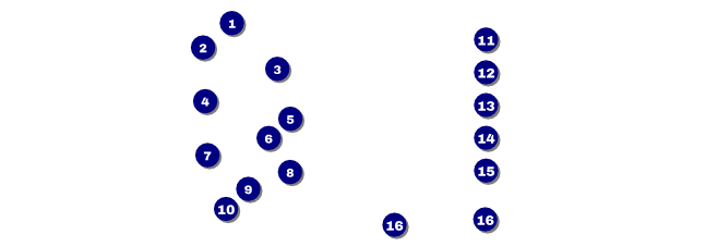 Red Ribbon Raffle Ticket Front Field Markers