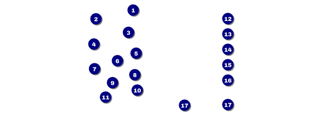 Blue Ribbon Raffle Ticket Front Field Markers