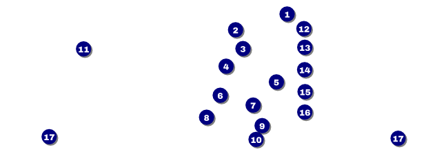 Baseball Stitches Raffle Ticket Front Field Markers