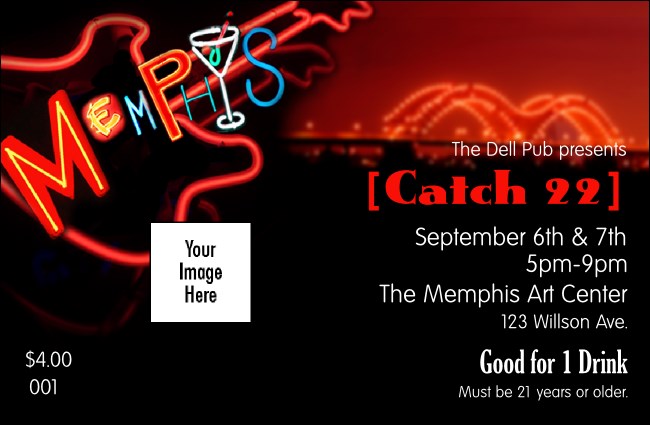 Memphis Drink Ticket