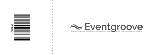 Lions Club International Black and White Raffle Ticket Product Back