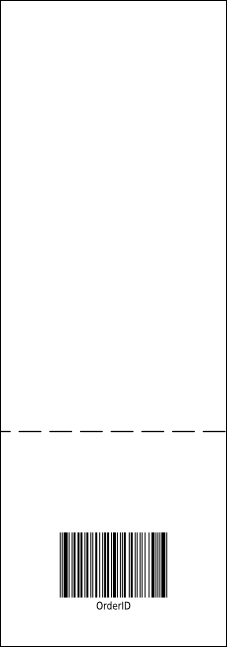 Your Image Raffle Ticket 001 Product Back