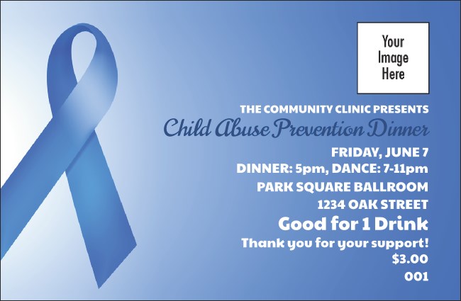 Blue Ribbon Drink Ticket Product Front