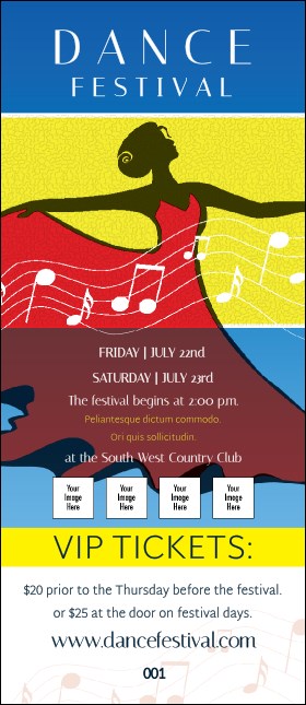 Dance Festival VIP Pass Product Front