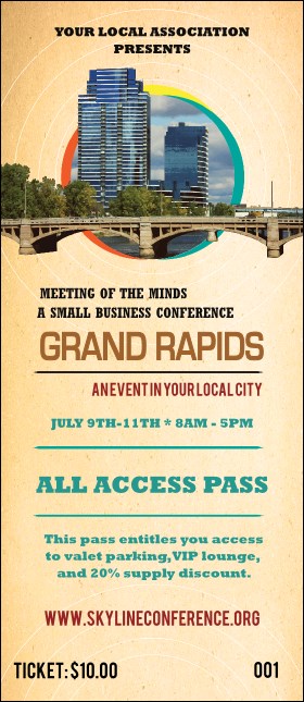 Grand Rapids VIP Pass Product Front