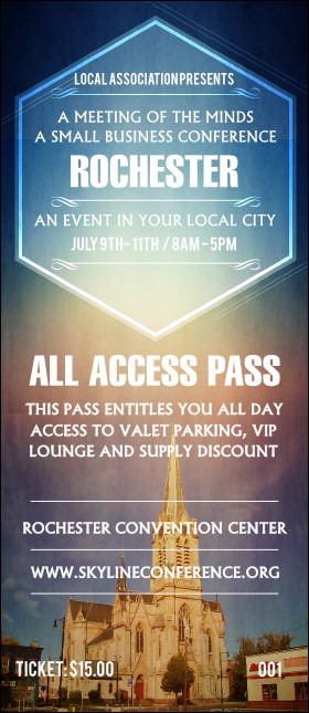 Rochester 2 VIP Pass Product Front