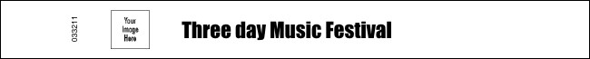 Bold Text (1 line) with Logo Product Front