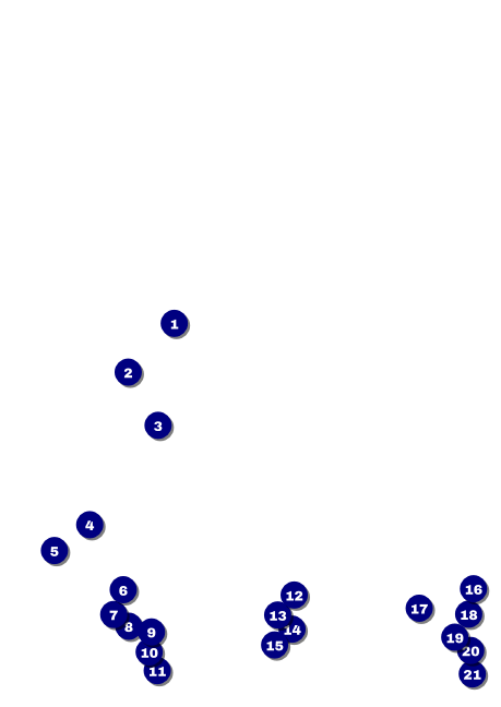 Merry Go Round Postcard Front Field Markers