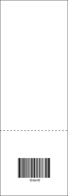 Merry Go Round Raffle Ticket Product Back