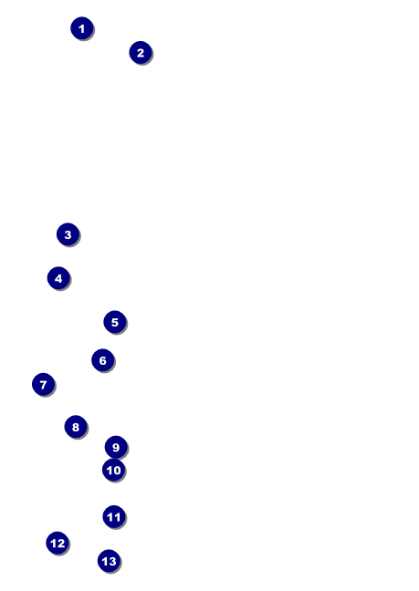 Midsummer Night's Dream Postcard Front Field Markers