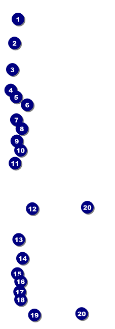 Winter Event Ticket Front Field Markers