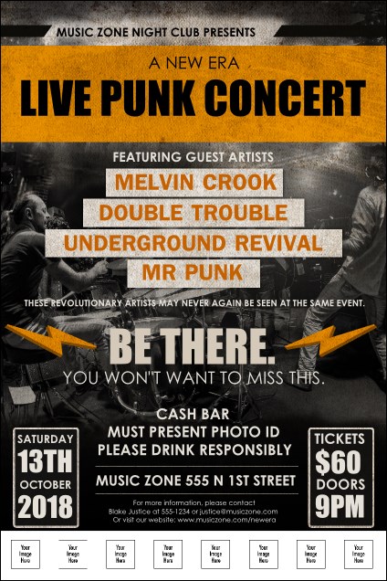 Punk Rock Logo Poster