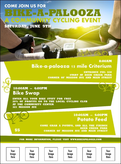 Bike A Palooza Logo Flyer