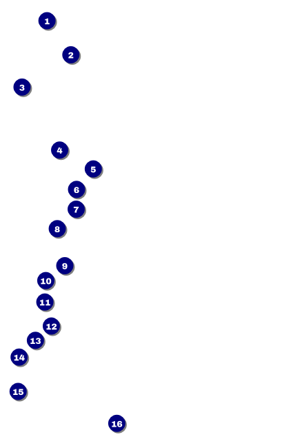 Abstract Drink Ticket Front Field Markers