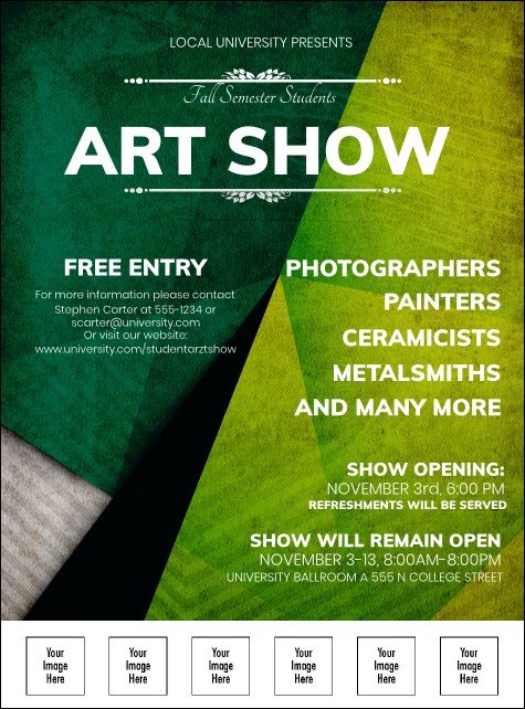 Abstract Logo Flyer Product Front